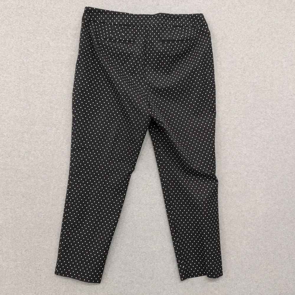 Talbots Chatham Ankle Pants Black White Polka Dot Size 14P‎ - Picture 5 of 5